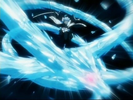 le shikai d'histugaya : hyourinmaru
