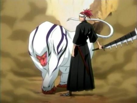 rengi en shikai : zabimaru ( rois des baboin )